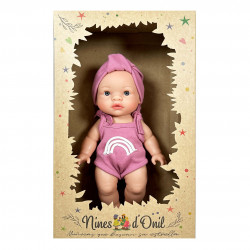 Papusa Nines D'Onil, Joy, fara par, cu bentita roz, cu miros de vanilie, 37 cm - Img 3