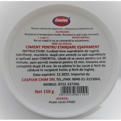 Pasta de lipit esapament rezistenta la temperaturi inalte,150g, temperatura +1100°C - Img 2