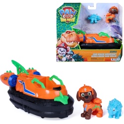 PATRULA CATELUSILOR FILMUL CU DINOZAURI SET DINO VEHICUL HOVERCRAFT CU FIGURINA ZUMA SI ACCESORII 15CM - Img 8