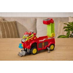 PATRULA CATELUSILOR FILMUL CU DINOZAURI SET VEHICUL DINO DE POMPIERI CU FIGURINA MARSHALL SI ACCESORII - Img 8