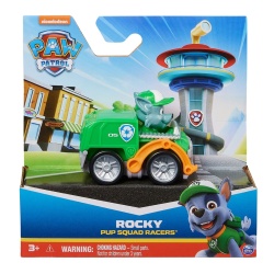 PATRULA CATELUSILOR PUP SQUAD RACERS VEHICUL CU FIGURINA ROCKY - Img 1