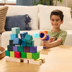PATRULA CATELUSILOR RUBBLE SI ECHIPA SET FIGURINA SI VEHICUL MEGA BLASTER - Img 4