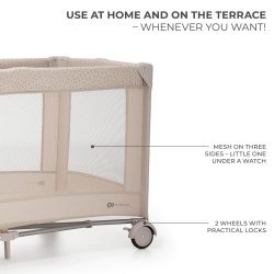PATUT TRAVEL KINDERKRAFT JOY2, FARA ACCESORII, BEIGE - Img 4