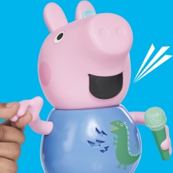 PEPPA PIG FIGURINA GEORGE INTERACTIVA CANTA SI GLUMESTE - Img 6