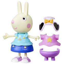 PEPPA PIG SET FIGURINA SI ACCESORII VESTIMENTARE IEPURASUL REBECCA 15CM - Img 6