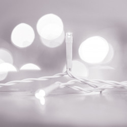 Perdea luminoasă - 100 LEDuri - albă - IP44 - 2,2 m - 8 programe - Img 2