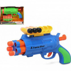 "Pistol pentru copii cu sageti de cauciuc 111414"