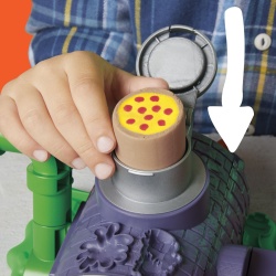 PLAY DOH POVESTIRI CU TESTOASE NINJA ADOLESCENTE MUTANTE SET PLASTELINA PIZZA TAIE SI ARUNCA - Img 4