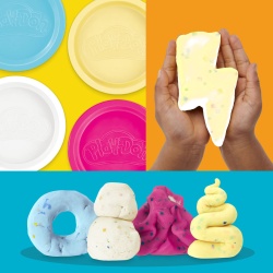 PLAY DOH SET 4 CUTII PLASTILINA CONFETI - Img 5
