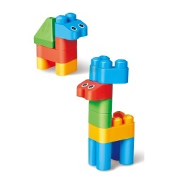 PolyM - Kit de construit Orasul Creativ de jucarie (50 piese) - Img 4