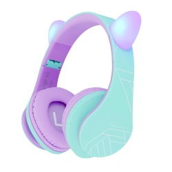 PowerLocus Casti copii Cat Purple/Teal