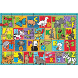 Primul meu puzzle de podea eco Alfabetul Animalelor - Melissa and Doug - Img 2