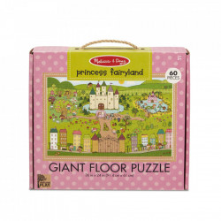 Primul meu puzzle de podea eco Tinutul Printelesor - Melissa & Doug