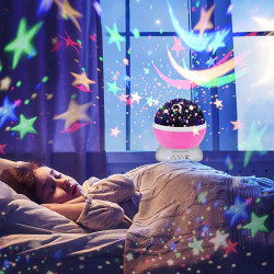 Proiector LED cu alimentare USB, model "Galaxy Stars" cu 9 moduri de afisare - Img 1