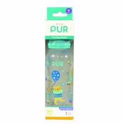 PUR 9017 – BIBERON CU DESEN +3 LUNI, 325ML