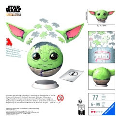 PUZZLE 3D GLOB STAR WARS THE MANDALORIAN GROGU CU URECHI - Img 6