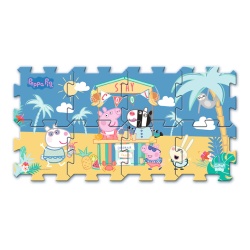 PUZZLE DE PODEA DIN SPUMA PEPPA PIG SUMMER - Img 2