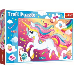 PUZZLE TREFL 100 FRUMOSUL UNICORN