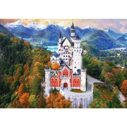 PUZZLE TREFL 1000 PREMIUM PLUS PHOTO ODYSSEY CASTELUL NEUSCHWANSTEIN GERMANIA - Img 2