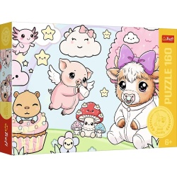 PUZZLE TREFL 160 ANIMALE MICI - Img 1