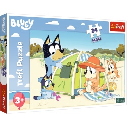 PUZZLE TREFL 24 MAXI BLUEY ZIUA CEA BUNA - Img 1