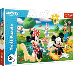 PUZZLE TREFL 24 MAXI MICKEY MOUSE INTRE PRIETENI - Img 1