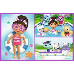 PUZZLE TREFL 2X70 GABBYS DOLLHOUSE AVENTURILE LUI GABBY - Img 3