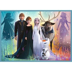 PUZZLE TREFL 4IN1 FROZEN 2 UIMITOAREA LUME DISNEY - Img 5