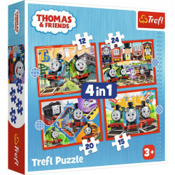 Puzzle trefl 4in1 thomas trenuletele amuzante - Img 1