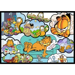 PUZZLE TREFL 4X250 LUI GARFIELD NU II PLACE ZIUA DE LUNI - Img 2