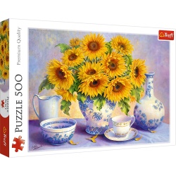 PUZZLE TREFL 500 FLOAREA SOARELUI - Img 1