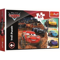 PUZZLE TREFL 60 FULGER MCQUEEN CU PRIETENII - Img 1