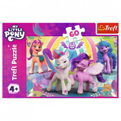 Puzzle trefl 60 my little pony in lumea prieteniilor - Img 3