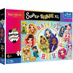 Puzzle trefl primo super shape xxl 160 rainbow high prietenele colorate - Img 1
