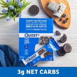 Quest Hero Crispy Baton Proteic Cu Aroma De Biscuiti Cu Crema, 52 G - Img 4