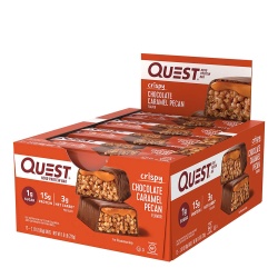 Quest Hero Crispy Baton Proteic Cu Aroma De Ciocolata, Nuci Pecan Si Caramel, 60 G - Img 9