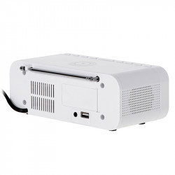 RADIO CU CEAS INCARCARE WIRELESS AD 1192 ALB ADLER - Img 6