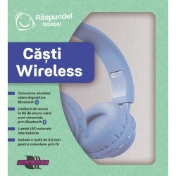 Raspundel Istetel, Casti Wireless, albastru - Img 4