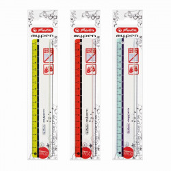 Rigla plastic 17cm my.pen 3 combinatii de culori