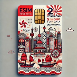 Roaming eSIM 5GB date, eSIM de Mare Viteza pana la 5G, valabil 21zile din momentul activarii, Hong Kong - Img 1