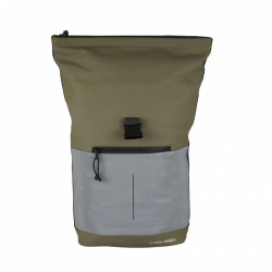 RUCSAC NEW REBELS BOWIE-NEW YORK ROLLTOP, DIMENSIUNI 30/12/43 CM, CULOARE OLIVE - Img 2