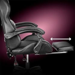 SCAUN GAMING GX-150 NEGRU LED MASAJ KRUGER&MATZ - Img 7