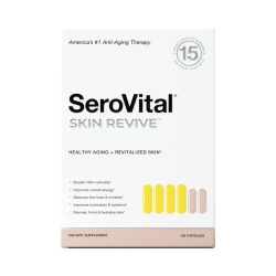 Serovital Skin Revive, Formula Avansata Pentru Reducerea Ridurilor Si Stralucirea Pielii, 180 Cps