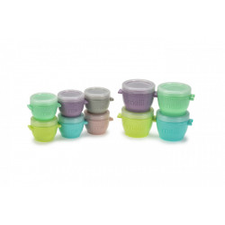 SET 10 RECIPIENTE SNAP&GO, MELII, 6*59 ML + 4*118 ML - Img 2