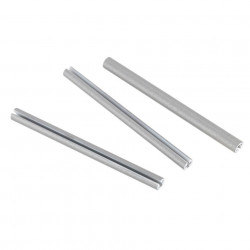 Set 12 ornamente din material reflectorizant pentru spite bicicleta, culoare gri - argintiu - Img 2