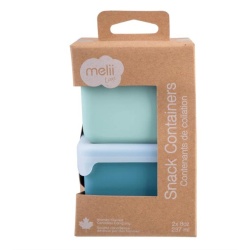 SET 2 RECIPIENTE SILICON, MELII, BLUE MINT - Img 4