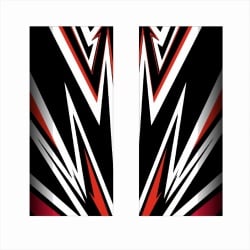 Set 2 stickere decorative pentru stalpii usilor, print autoadeziv de inalta rezolutie, dimensine 2 buc x 50 x 22 cm , cod: AVX-SSU-29 - Img 2