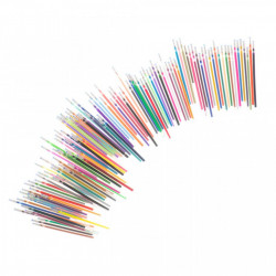 Set 242 piese, Pixuri cu gel multicolor + Rezerve + Carte de colorat + Penar - Img 13