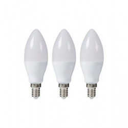 Set 3 becuri LED V-tac, E14, 5.5W (40W), 470 lm, A+, lumina calda