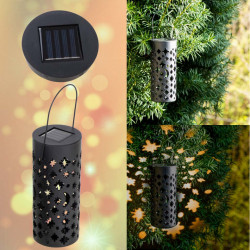 Set 4 lampi solare de gradina cu picior si agatatoare tip "Felinar" cu LED - Img 2